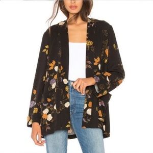 Free People floral kimono